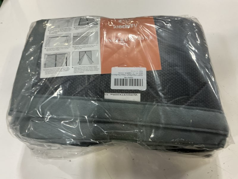 Condition photo showing New/Like New for no magnet thermal insulated door curtain, fit door size 34 x 80 inch waterproof thicken winter cover windproof insulation blanket, gray gray-no magnet fit door size 34"x80"