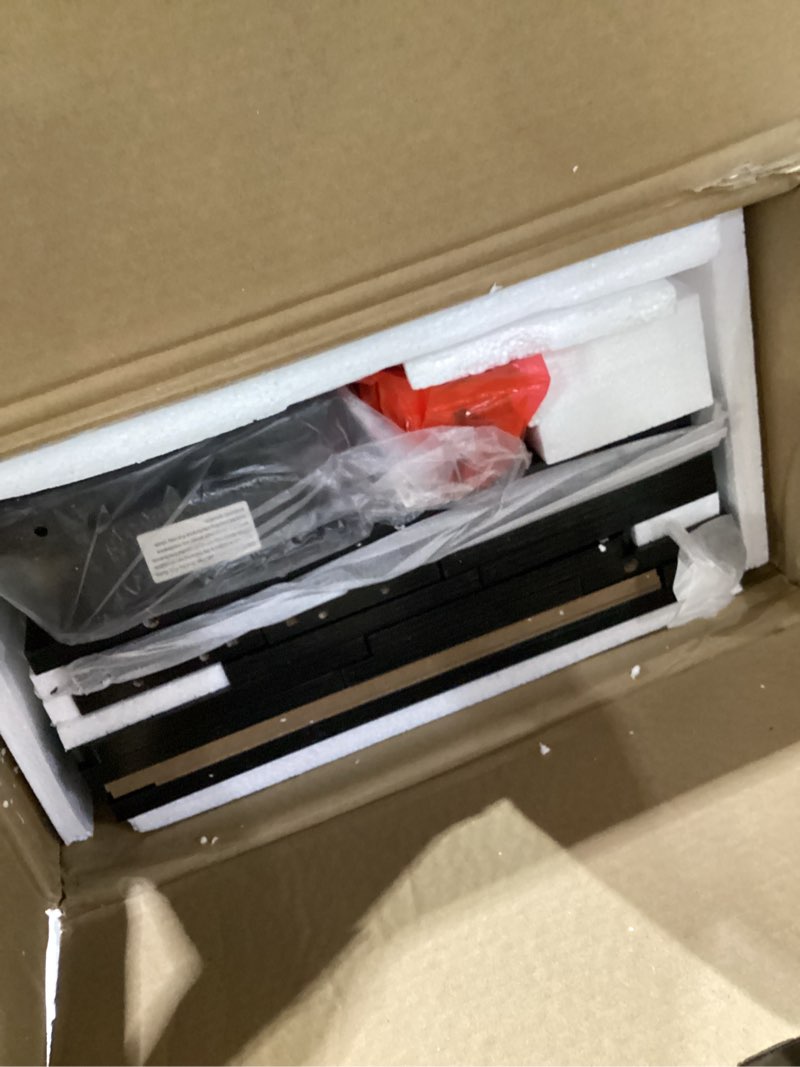 Condition photo showing Good Condition for seventable nightstand with charging station and led lights, modern end side table with 2 drawers for bedroom, black