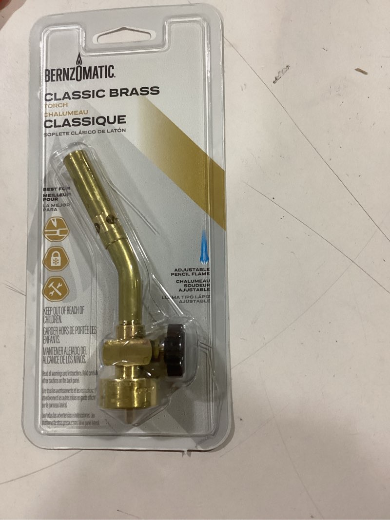 Condition photo showing As Is for Bernzomatic Soldering Torch head