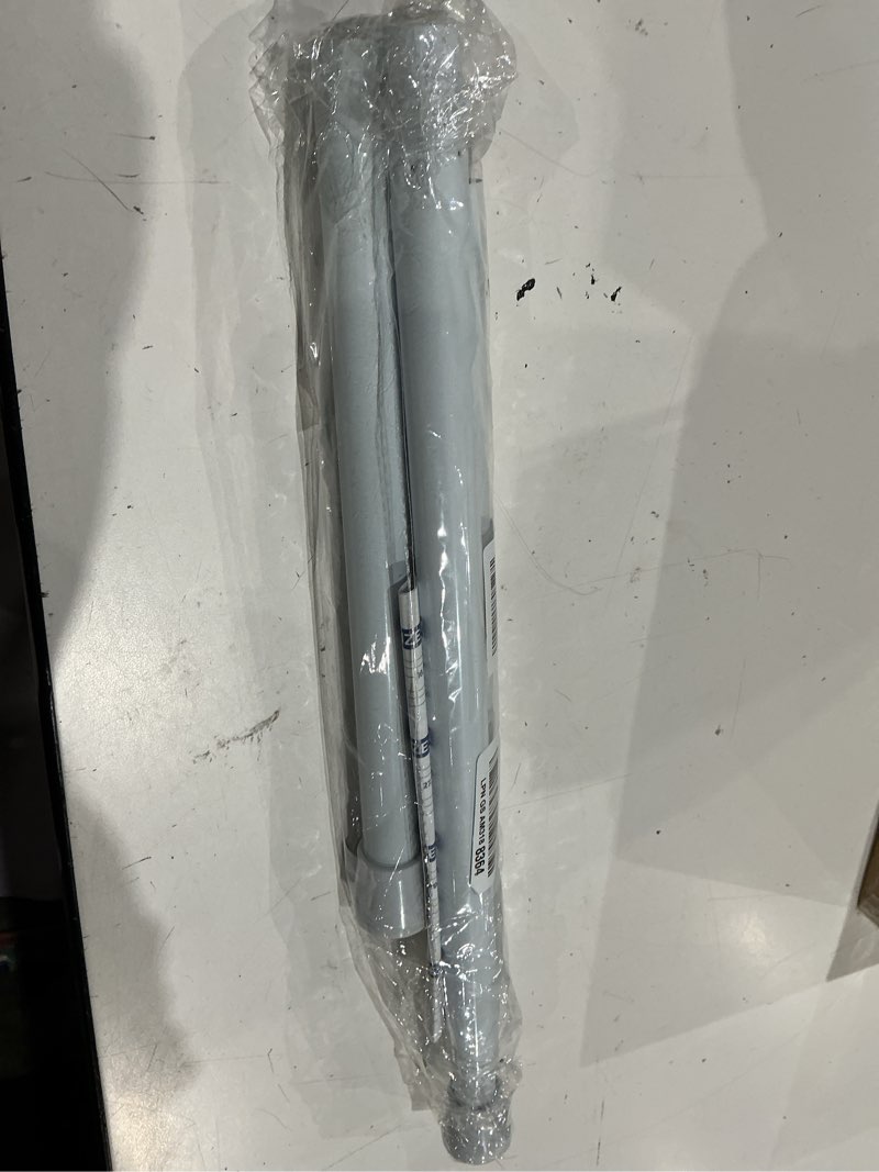 Condition photo showing As Is for aizesi tension curtain rod adjustable spring tension rods for windows 28 to 48 inch, no drilling, 7/8" diameter, white curtain rod, small shower curtain rod for bathroom, doorway, closet, kitchen white 28" to 48"-1pcs