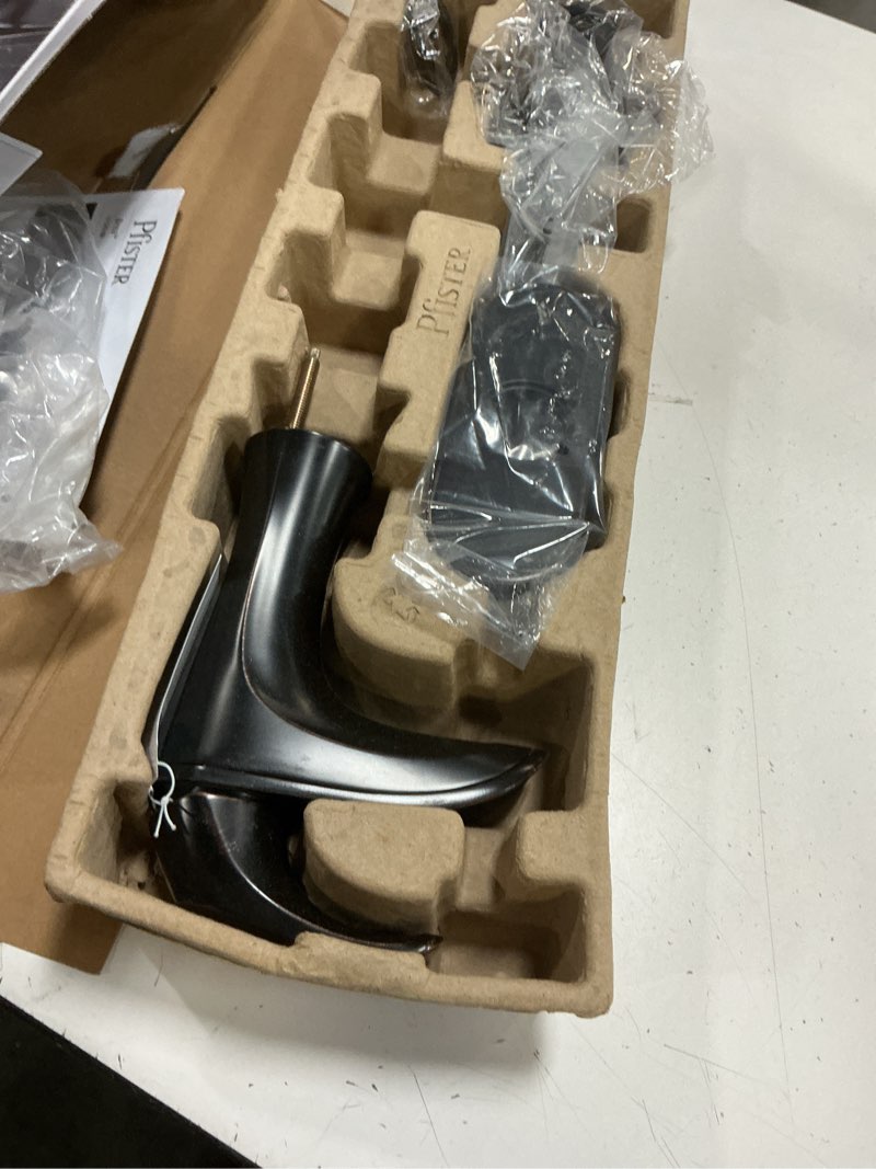Condition photo showing Good Condition for pfister brea lf042bryy single handle bathroom sink faucet 1-hole tuscan bronze finish with push & seal drain titeseal mounting watersense certified ceramic disc valve single control