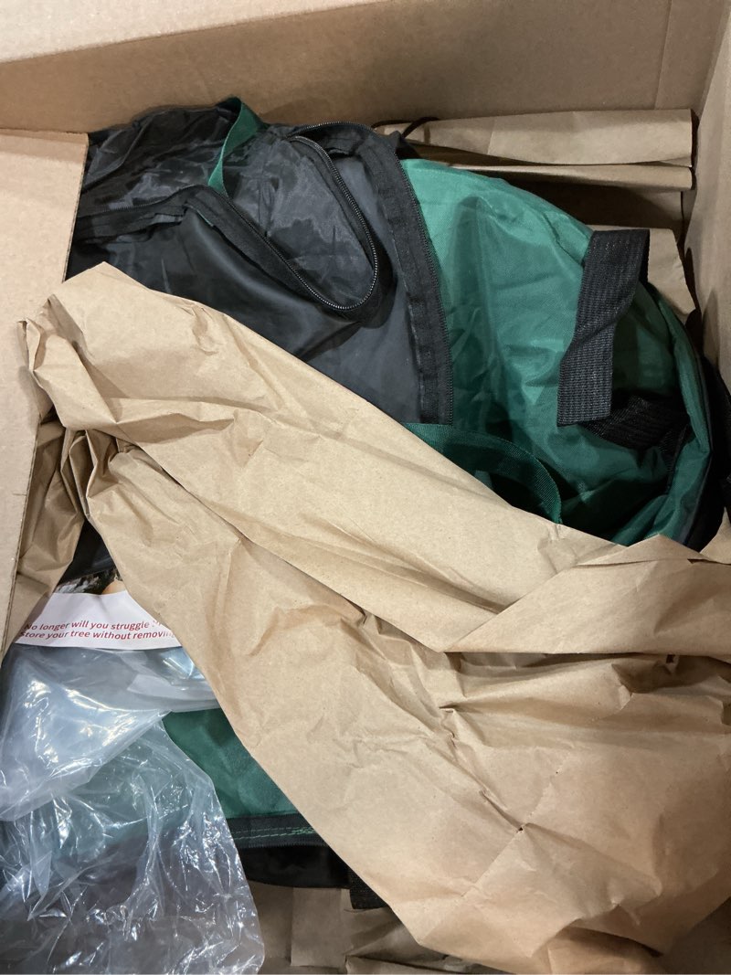 Condition photo showing Good Condition for Upright Christmas Tree Storage Bag 7.5 Ft, Christmas Tree Cover Fit for 6 Ft to 7.5 Ft, Christmas Tree Covers for Upright Storage, Christmas Tree Bag Green 7.5 FT