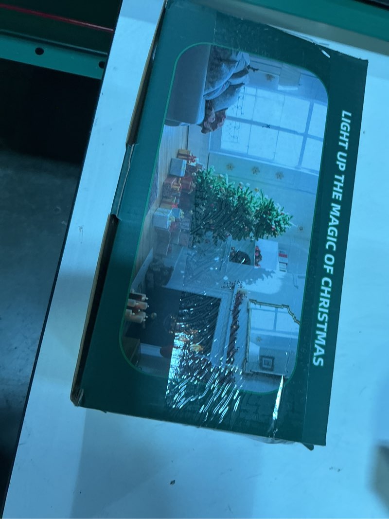 Condition photo showing New/Like New for 810 led christmas lights outdoor 82ft with 180 drops, christmas decorations hanging lights 12 modes, dimmable outsite fairy string lights for wedding party holiday winter wonderland decor warm white warm white 810led 82 ft with 180 drops