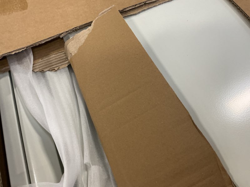 Condition photo showing Good Condition for Mini Split Air Conditioner Cover, AC Cover for Outside Units, Outdoor Rain Snow Protection Sheet Noise Reduction, Fence to Hide Air Conditioner for Heat Pump Condenser Compressor 100X85X73X50CM White