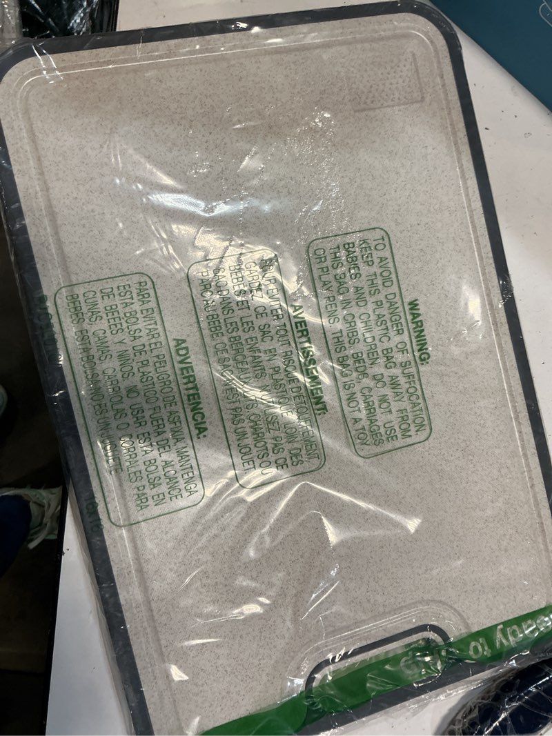 Condition photo showing Good Condition for Titanium Cutting Board for Kitchen, Cutting Board Double Sided Food Grade, Pure Titanium/PP, Easy to Clean Large Size 16”×11” Silver Set of 1 (16" x 11")