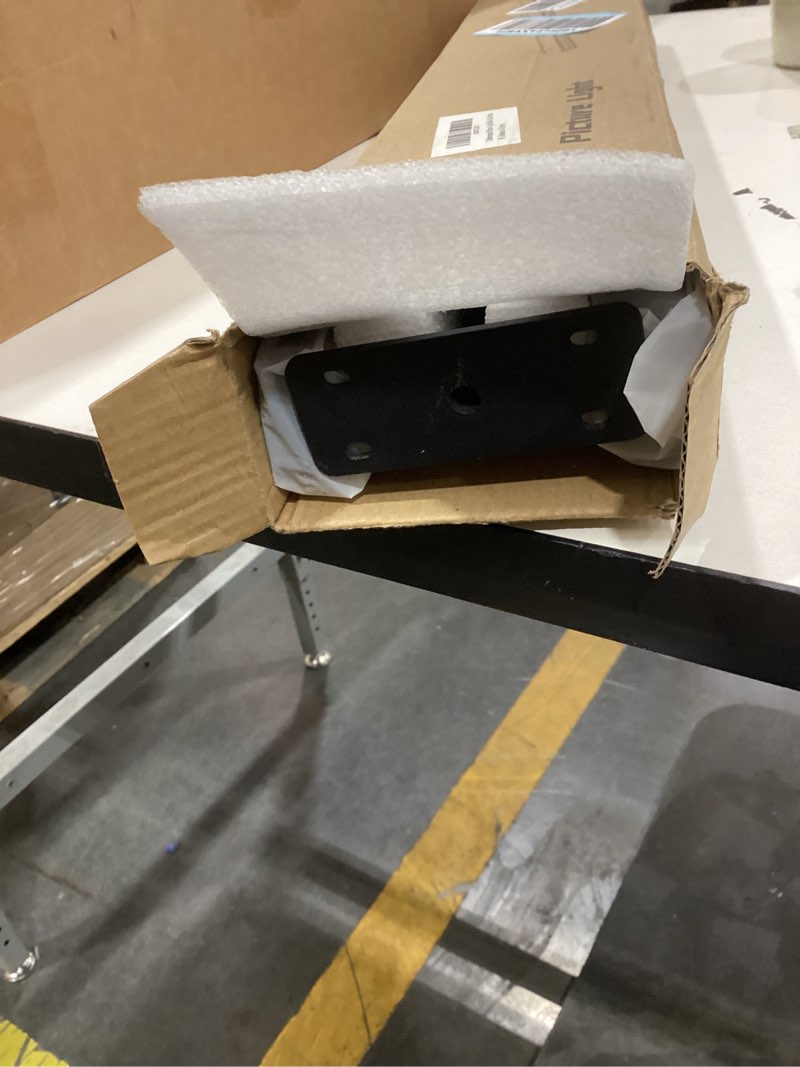 Condition photo showing New/Like New for 2 Pack Lights for Pictures on Wall Black - Cordless Battery Powered Wall Art Lighting with Dimmable Remote for Living Room, Bedroom & Hallway Black 2Pack - 24 in