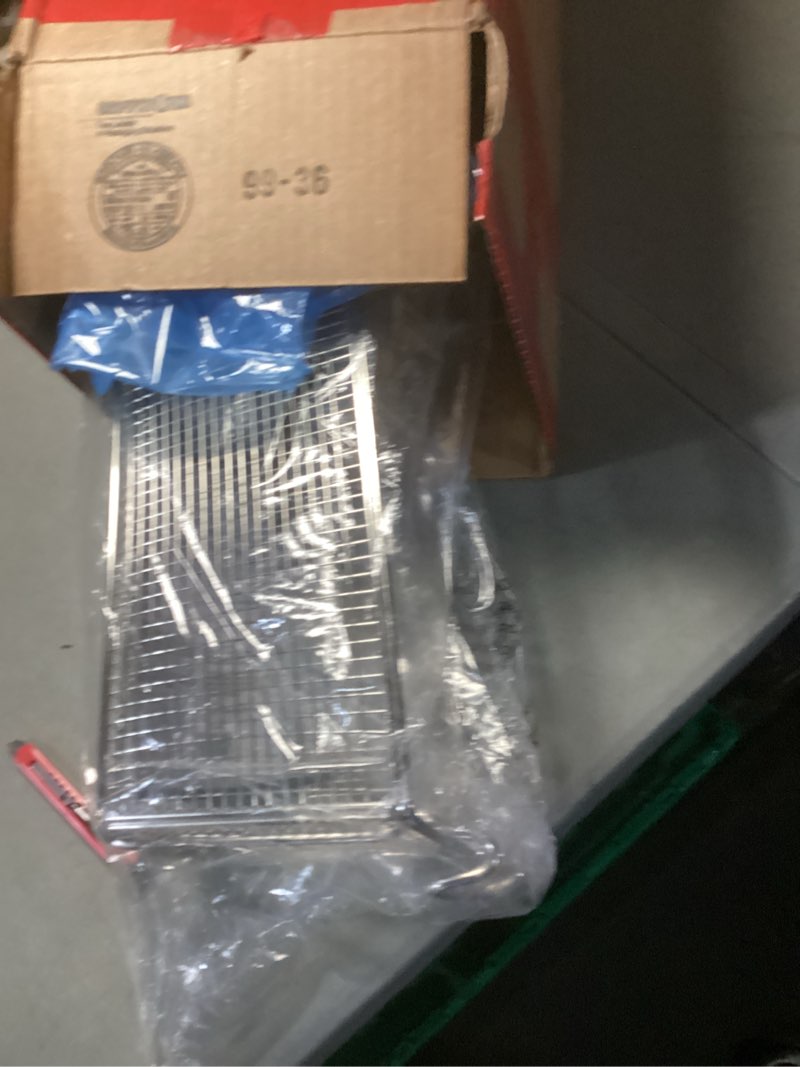 Condition photo showing Good Condition for 2pcs deep fry basket - 13.2"x 6.5"x 5.9" stainless steel fry baskets with handle for commercial restaurant kitchen for deep fryer