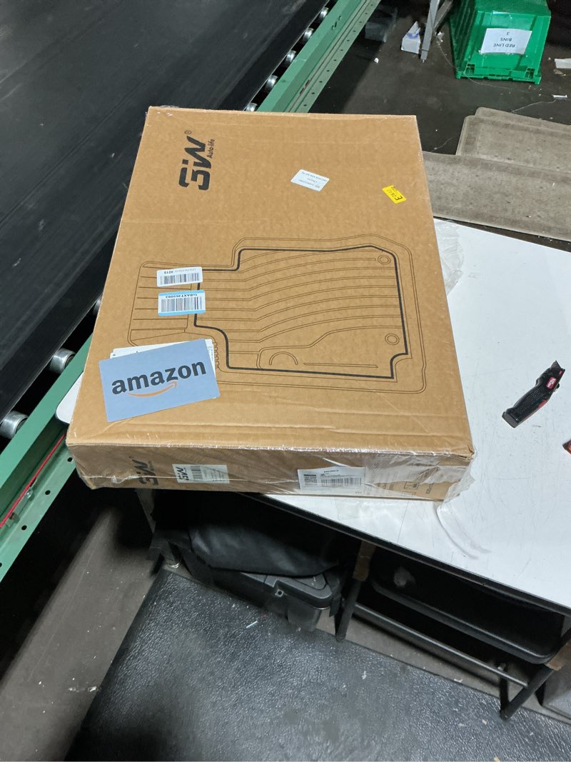 Condition photo showing New/Like New for 3w floor mats & seat back mats & cargo liner for 2024-2026 jeep wagoneer s ev, all weather tpe custom fit set car floor mats, jeep wagoneer s ev full set floor mats accessories, black 4.wagoneer s ev full mats