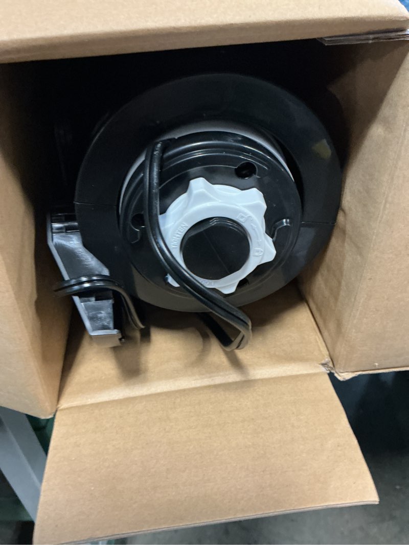 Condition photo showing As Is for utilitech 28-in 120 -volt 3 -speed indoor black/matte oscillating tower fan