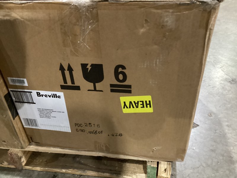 Condition photo showing As Is for Breville Smart Oven Air Fryer Pro Stainless Steel BOV900BSSUSC: Convection Toaster Oven, 1800W, Automatic Shut-Off