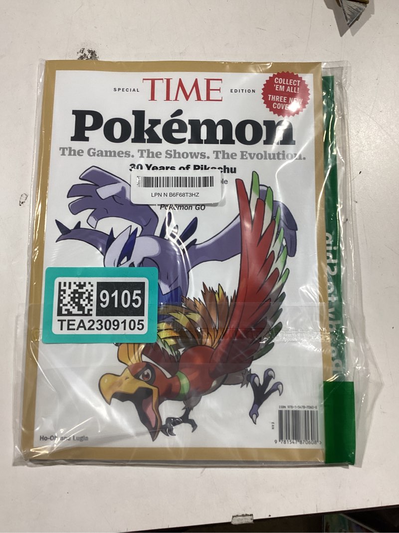 Condition photo showing New/Like New for TIME Pokemon 30 Years Ho-Oh and Lugia