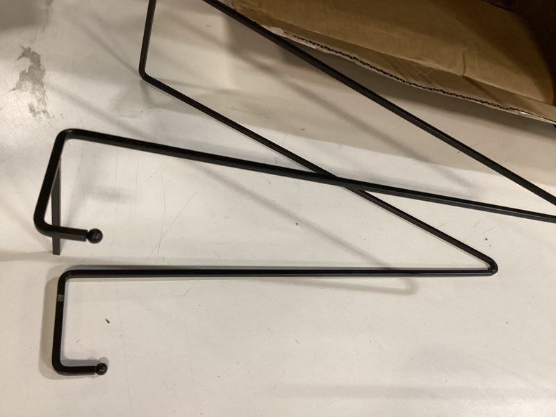 Condition photo showing As Is for 16 Inch Heavy Duty Plate Stand (2 Pack) - Metal Display Easel for Large Plates, Picture Frames, Signs, Posters, Decorative Platters