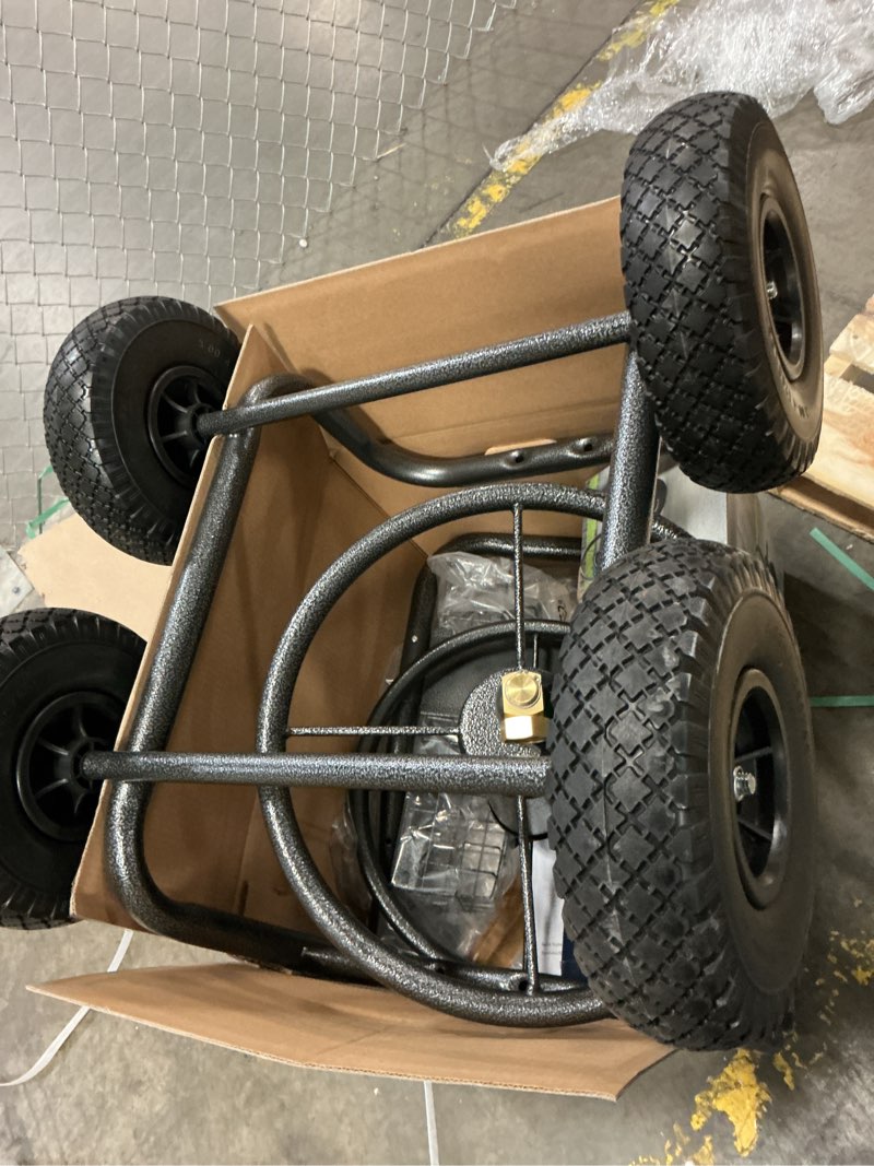 Condition photo showing Good Condition for style selections steel 250-ft cart hose reel