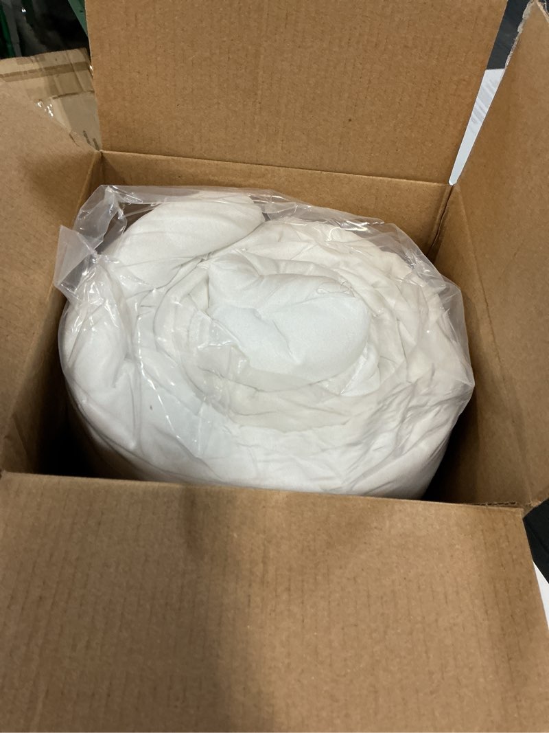Condition photo showing New/Like New for bedsure king mattress pad - quilted fitted mattress topper protector with 8-21 inches deep pocket, noiseless breathable bed cover padded, machine washable, white, 78x80 inches white king