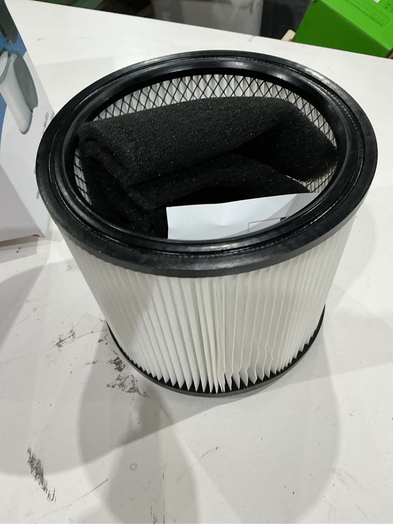 Condition photo showing As Is for replacement filter for shop vac filters 90304 90585 wet dry shop vac filter - perfect for wet dry vacuum cleaner shop vac filters 5 gallon and above - long
