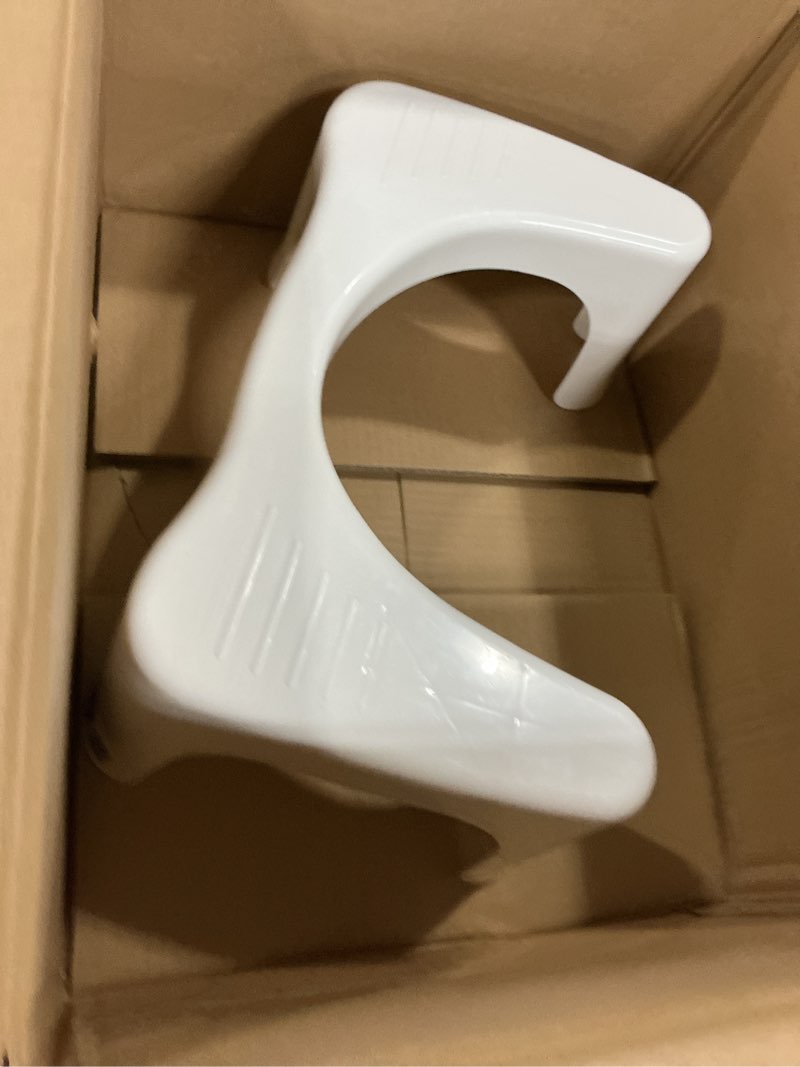 Condition photo showing Good Condition for squatty potty simple curve bathroom toilet stool 7" white