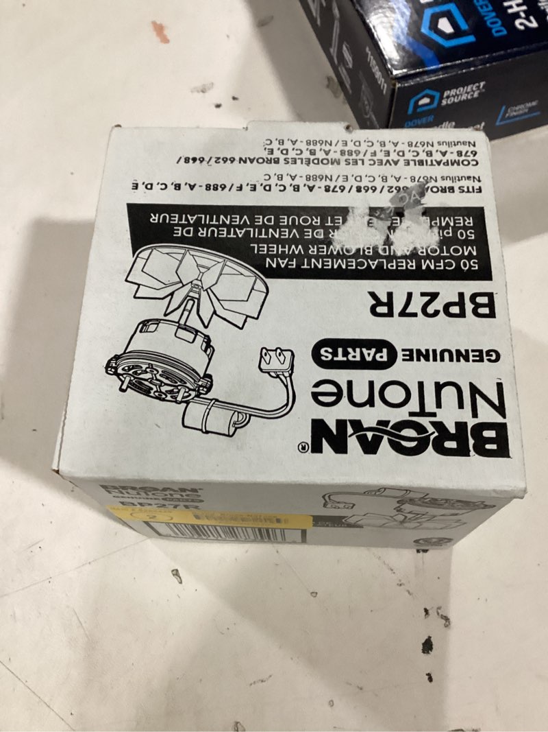 Condition photo showing As Is for Broan-NuTone Metal Replacement Bath Fan Motor