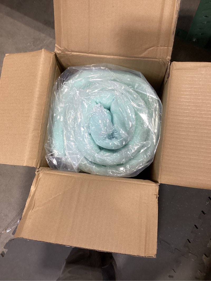 Condition photo showing As Is for LINENSPA Memory Foam Mattress Topper - 2 Inch Gel Infused Memory Foam - Plush Feel - Cooling and Pressure Relieving - CertiPUR Certified - Dorm Room Essentials - Twin Size Twin 2 Inch Topper Only