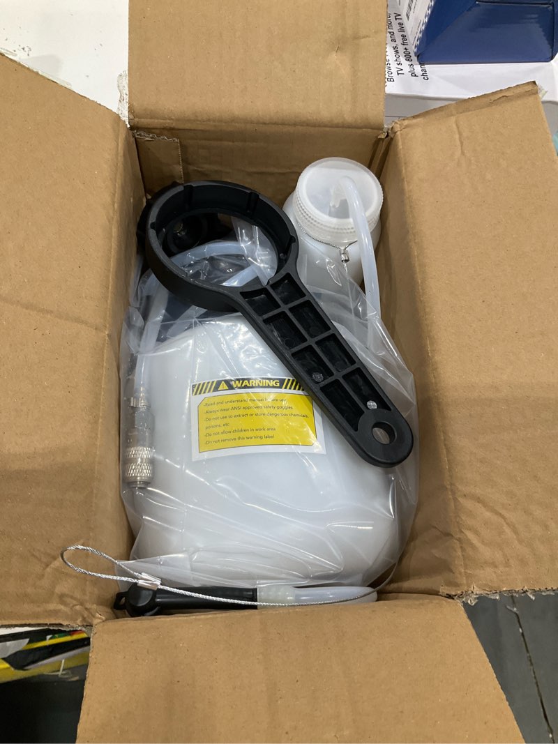 Condition photo showing Good Condition for orion motor tech pressure bleeder, 2.5l brake pressure bleeder with 50.7mm adapter, 2.6qt manual power brake bleeder with 500ml brake bleeder bottle compatible with ford subaru nissan infinity