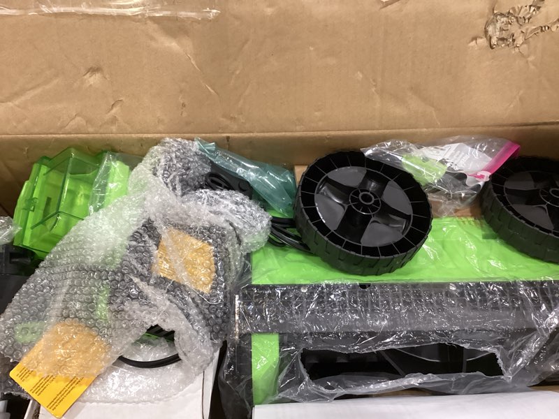 Condition photo showing New/Like New for Earthwise SN74016 40-Volt Cordless Electric Snow Shovel, Brushless Motor, 16-Inch width, 300lbs/Minute (Battery and Charger Included)