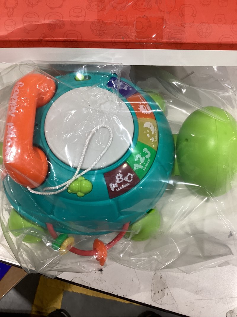 Condition photo showing New/Like New for Baby Toys 6 to 12 Months Crawling Turtle Musical Infant Toy for 12 Months Old Light Up Tummy Time Toys Early Eduactional Learning Montessori Toy for 8 9 10 Month Baby Boy Girl Toddler