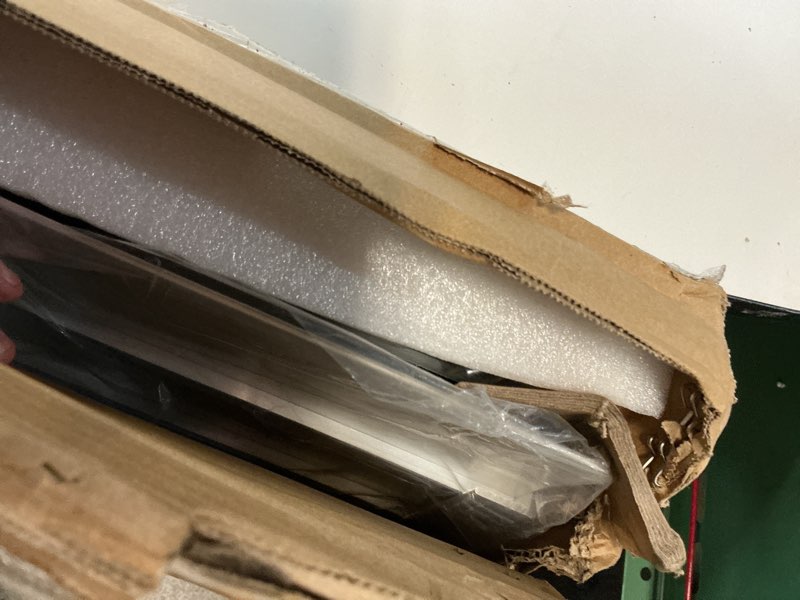 Condition photo showing New/Like New for fachnuo 3 feet portable wheelchair ramp, non-skid aluminum handicap ramps with handle, folding threshold wheel chair ramp for home steps, stairs, entry, threshold, curbs, stairs, 800lbs capacity aluminum 3ft(using height 3-9'')