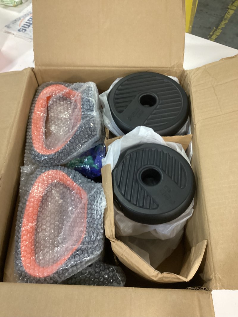 Condition photo showing As Is for feierdun adjustable dumbbells, 20/30/40/45/70/90lbs free weight set with connector, 5 in1 dumbbells set used as barbell, kettlebells, push up stand, weight plate, fitness exercises for home gym suitable men/women a.20lb(10lb pair)