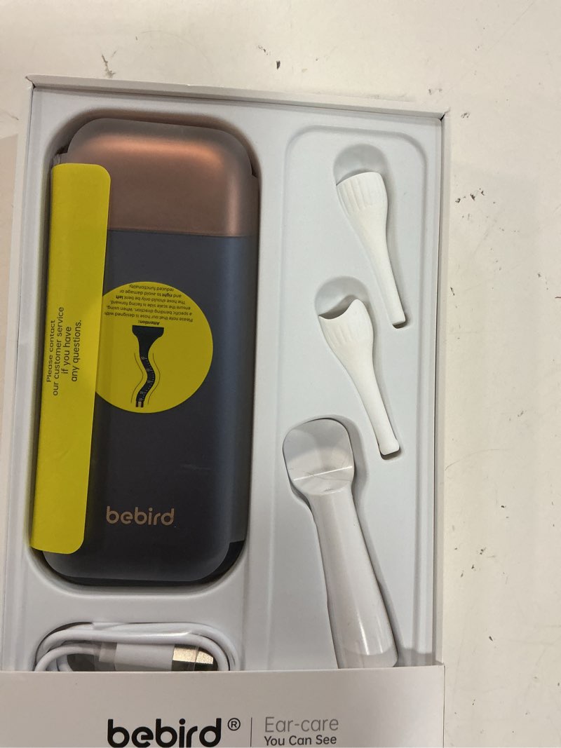 Condition photo showing New/Like New for bebird earsight plus r37r ear cleaning camera wax removal tool kit, fsa hsa eligible flexible ear scope otoscope camera light, visual ear picker wireless earwax remover tweezers for adults & kids blue