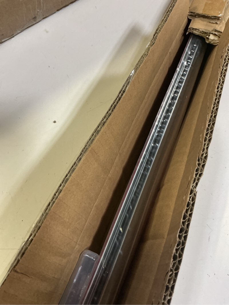Condition photo showing Good Condition for gisafai 2 pcs 36 inches metal door draft stopper, door sweep, mouse stopper, mice seal strip, aluminum, noise blocker, keep rodents and pests out, enhanced weather sealing, easy to install, silver 36 inch silver