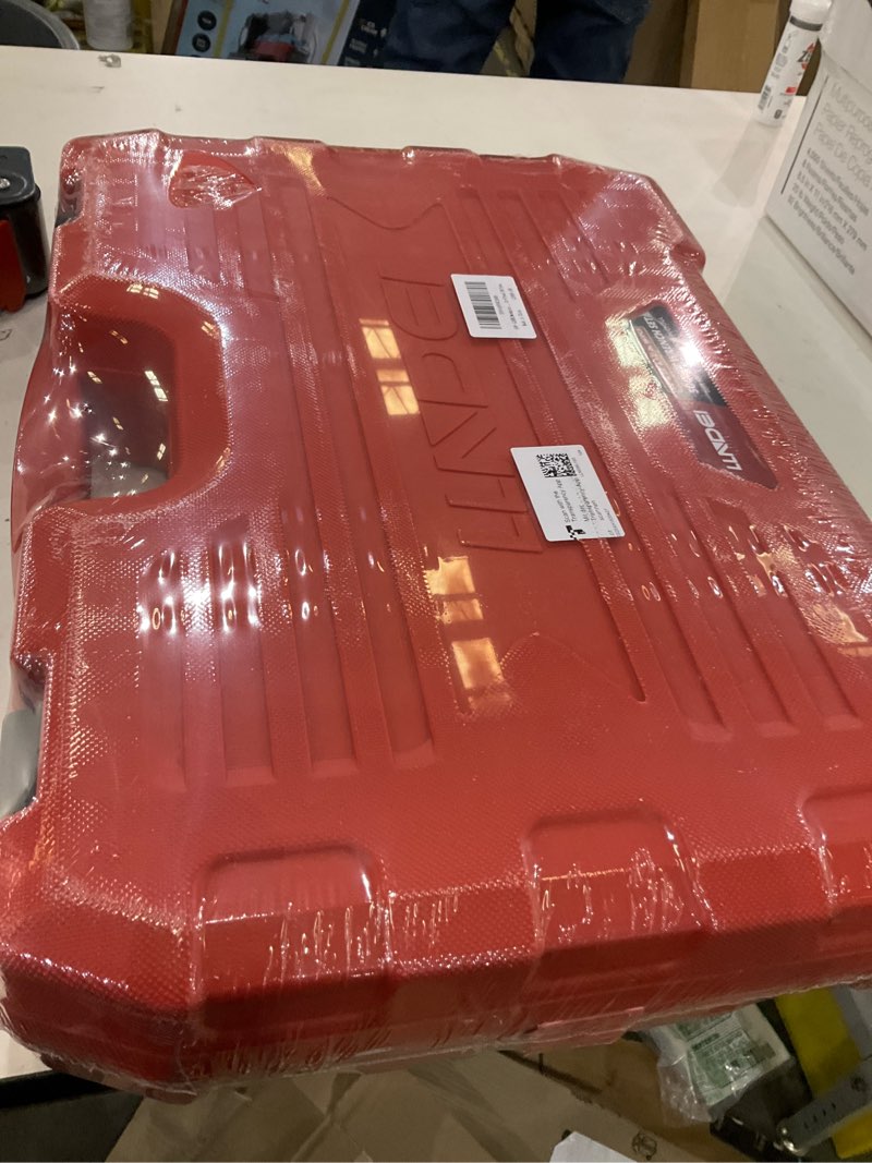 Condition photo showing New/Like New for LLNDEI 160-Piece Mechanics Tool Set, Metric Socket Set 1/2 1/4 3/8 inch Drive Professional Tool Kit, CR-V Deep & Shallow Kit with Quick Release Ratchet 160pcs 1/2" &3/8"& 1/4" Drive Socket Set