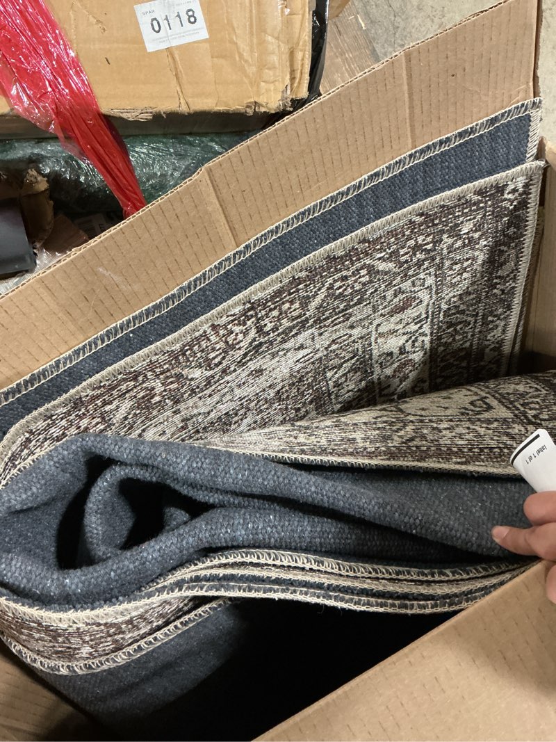 Condition photo showing Good Condition for Loloi Amber Lewis Georgie Collection GER-10 Moss/Bark 8'-4" x 11'-6", .19" Pile Height, Area Rug Moss / Bark 8'4" x 11'6" (Rectangular)