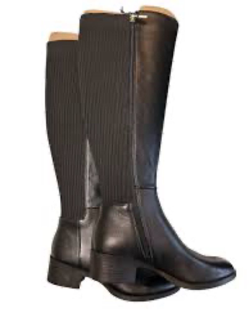 Kenneth Cole Women's Levon Knee High Boot | Black Leather