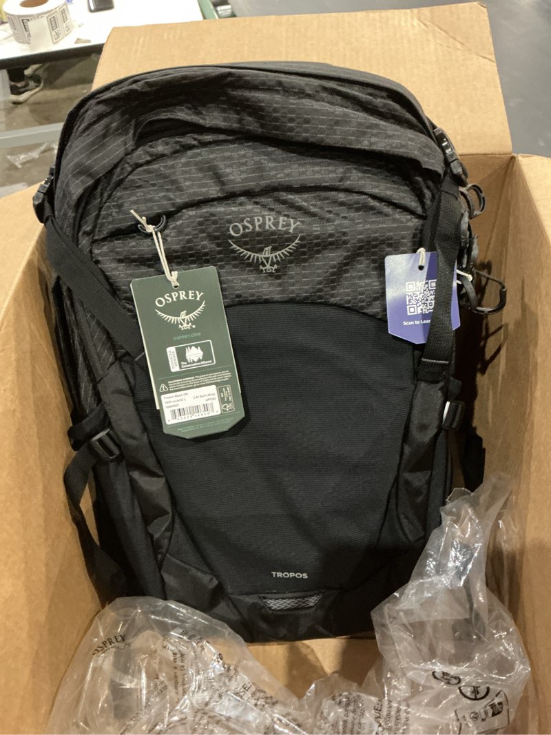 Condition photo showing Good Condition for osprey tropos laptop backpack, black