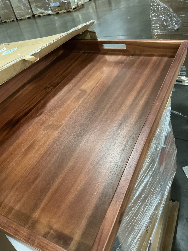 Condition photo showing Good Condition for swallowliving 30x22 noodle board stove cover wood with handles, wooden stovetop cover board for gas stove and electric stove top, kitchen sink cover for counter space, acacia