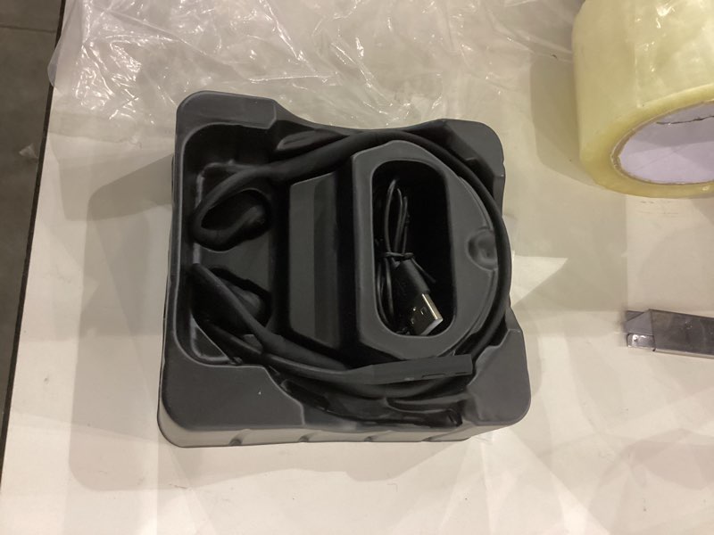 Condition photo showing Good Condition for LEVN Open Ear Headphones with Mic, 29g Bluetooth Headset with Microphone, Bluetooth Headphones with Noise Cancelling Mic, Waterproof Non-slip Wireless Headset with Mic for Work, Workout, Driving, Call Black