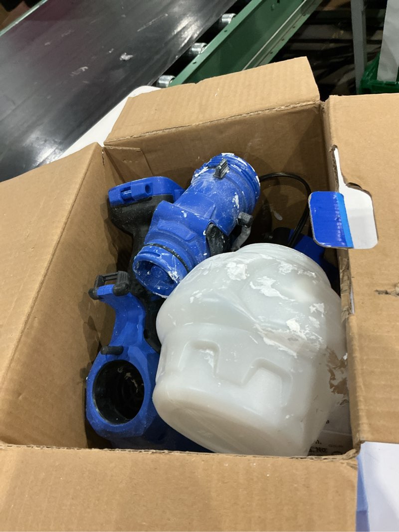 Condition photo showing As Is for kobalt cordless battery handheld hvlp paint sprayer (compatible with stains)