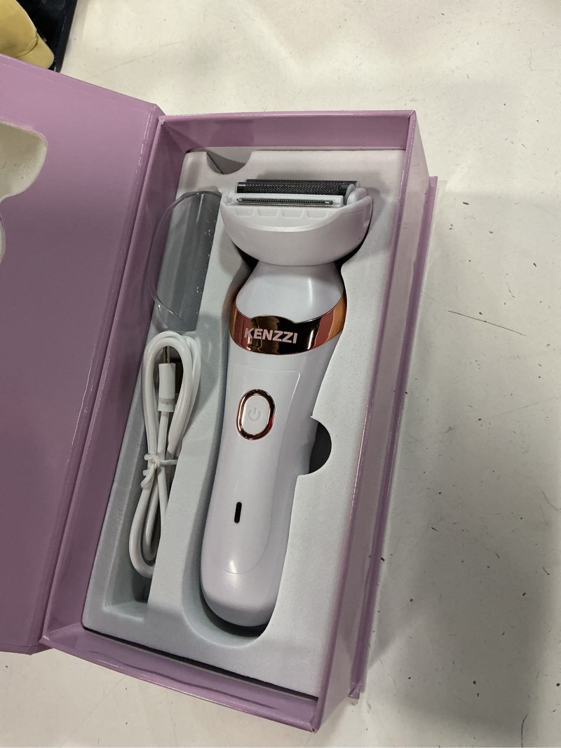 Condition photo showing Good Condition for kenzzi lady shaver rechargeable electric shaver for women, wet & dry use, water-resistant, contouring head
