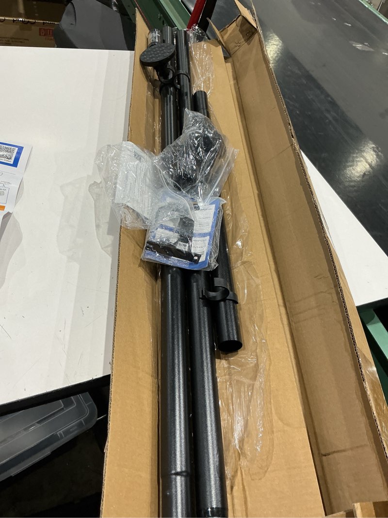 adjustable tension shower curtain rod (we don’t know the size)