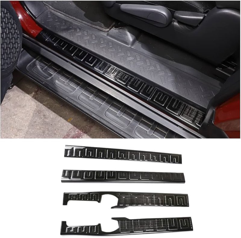 Fgtagtal car door guards black 4 pcs  