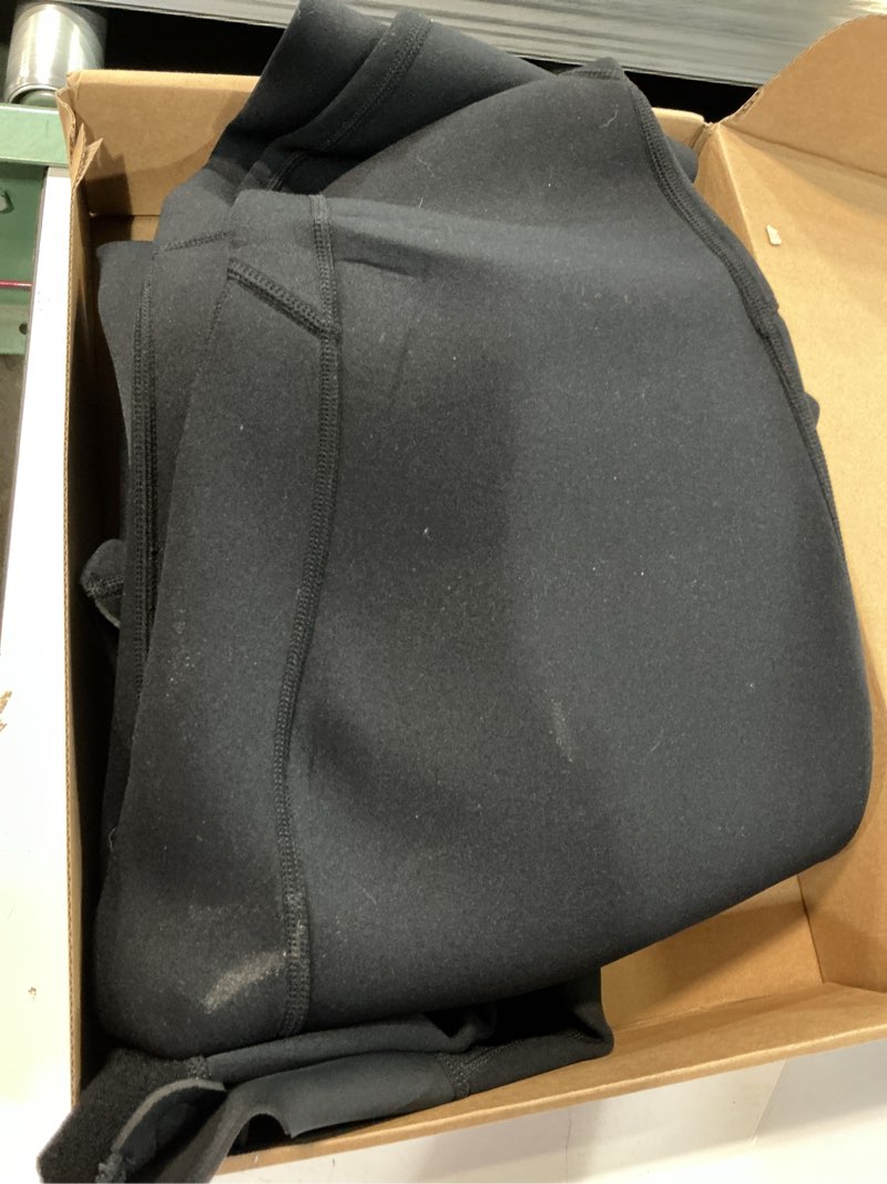 Condition photo showing As Is for dark lightning wetsuits for men and women, mens/womens wet suit for cold water, 3/2mm wetsuit for diving surfing snorkeling kayaking water sports men - black-3/2mm xx-large