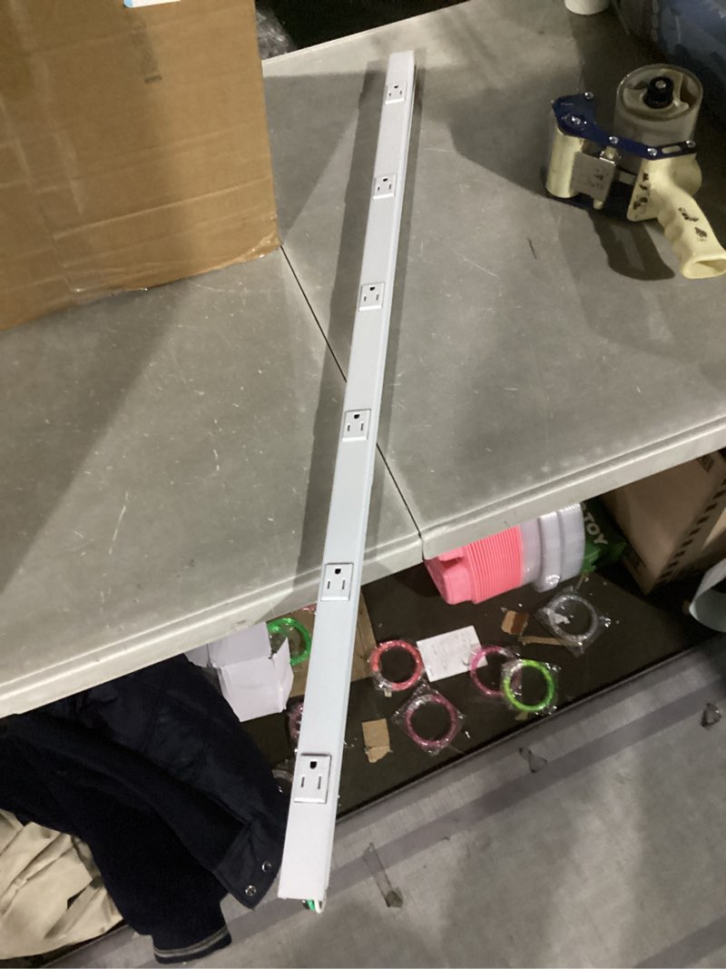 Condition photo showing Good Condition for Legrand Wiremold WH20GB306TRGFI6 Plugmold 2000 Series 3 Foot Hardwired Power Strip with 5 Tamper Resistant Outlets and GFCI Protection, White