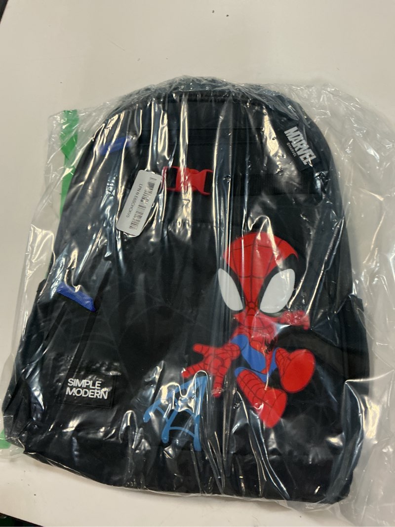 Condition photo showing Good Condition for simple modern medium marvel toddler backpack for school girls and boys | kindergarten elementary kids backpack | fletcher collection | kids - 15" tall | spidey kid marvel: spidey kid kids medium