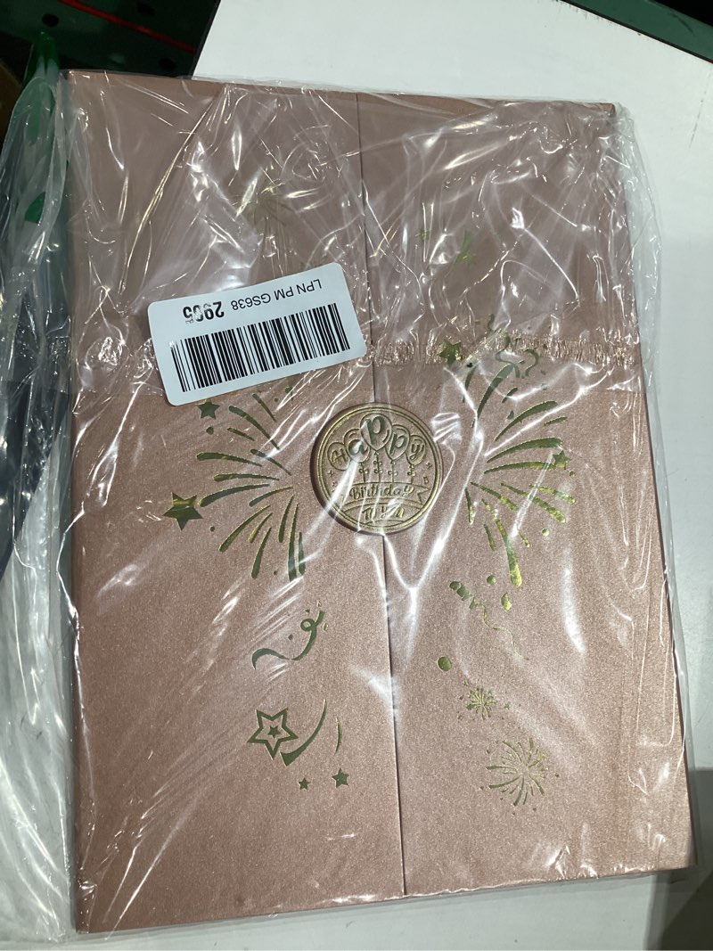 Condition photo showing Good Condition for pranski rose gold 1st-99th happy birthday party decorations 18"x12" birthday guest book for men women suitable for all ages birthday gifts birthday card