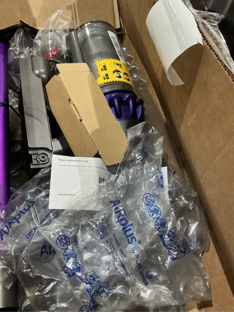Condition photo showing As Is for dyson v11 origin cordless vacuum, 185aw, 3 power modes, up to 60 minutes,² deep cleans hard floors and carpets, detangles pet hair, converts to handheld