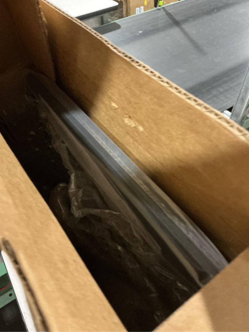 Condition photo showing Good Condition for Seachrome 18 inch Silhouette Slimline Folding Wall Mount Shower Bench Seat, Matte Black Seat with Matte Black Frame