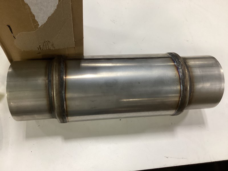 Condition photo showing As Is for exhuast muffler