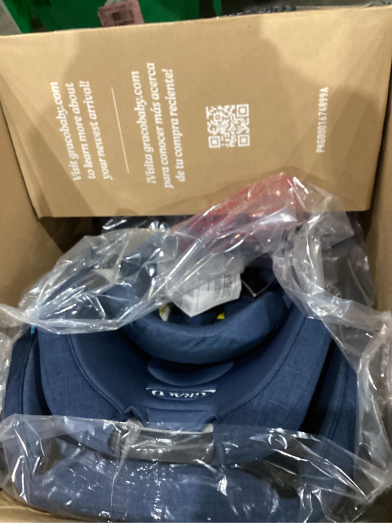 Condition photo showing Good Condition for Graco Turn2Me 3-in-1 Rotating Convertible Car Seat, Brighton, Rear-Facing Rotation, Forward-Facing Mode, Highback Booster Up to 100 lbs, Adjustable Headrest & Harness, Steel Reinforced Frame Turn2Me 3-in-1 Brighton 2.0