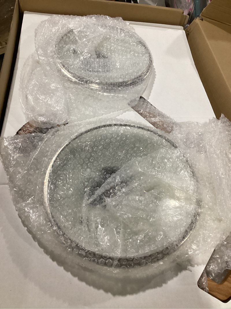 Condition photo showing Good Condition for 3-piece nonstick cookware set, 8.5 inch frying pan & 2 pots with lids | pfas & pfoa free non-toxic coating | induction compatible, dishwasher safe | pots and pans set for beginner kitchen 3-piece set,8.5" skillet