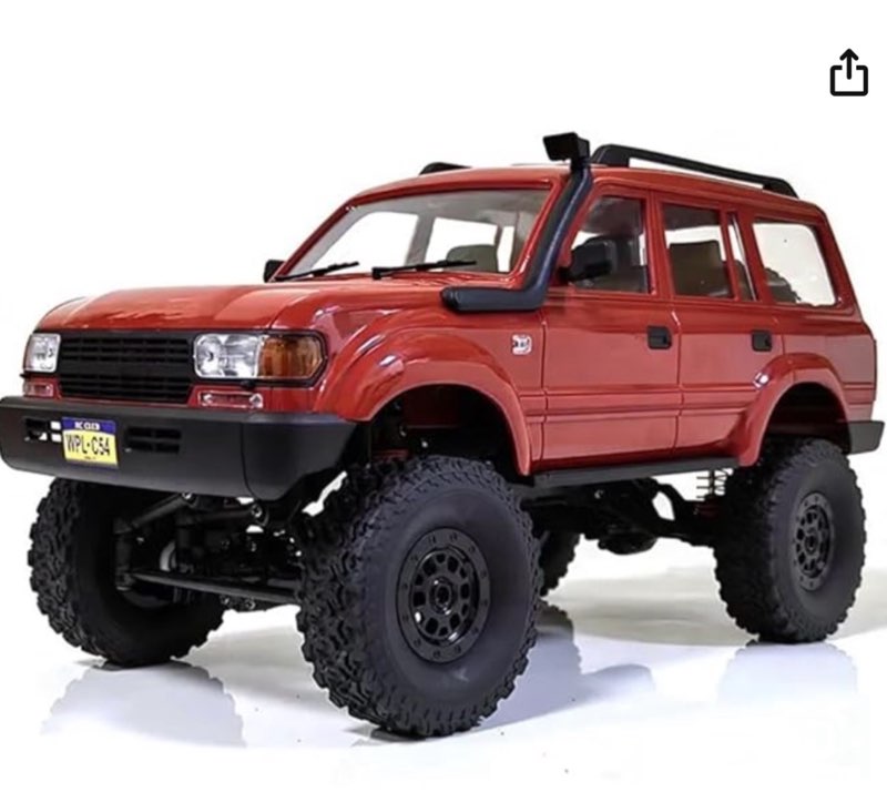 RC Crawler WPL C54-1 RC Truck 1/16 RC Rock Crawler 4x4 Remote Control Truck Off Road All Terrain RTR