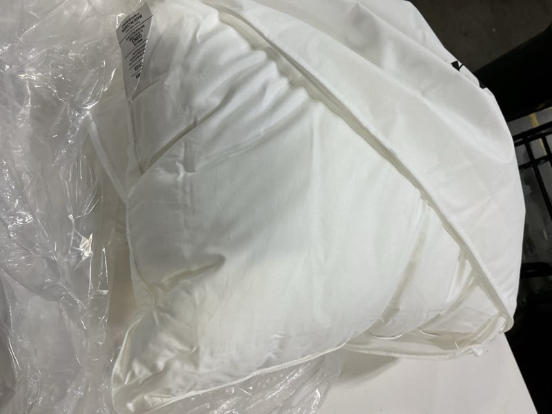 Condition photo showing As Is for quince premium down alternative pillow, standard, medium